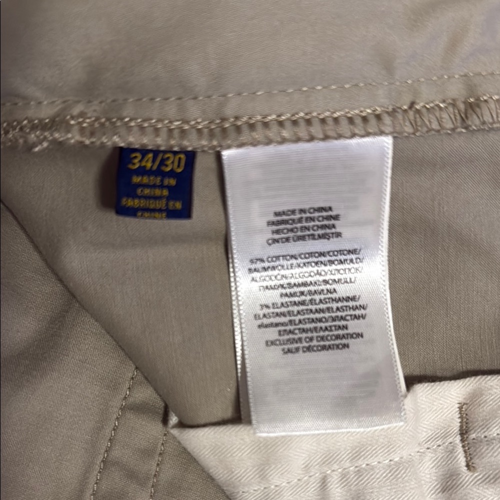 Polo by Ralph Lauren Cream Chino Pants - Picture 4 of 9